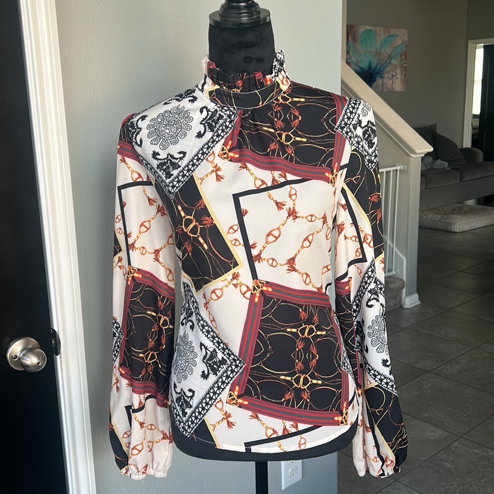 SHEIN Printed Top